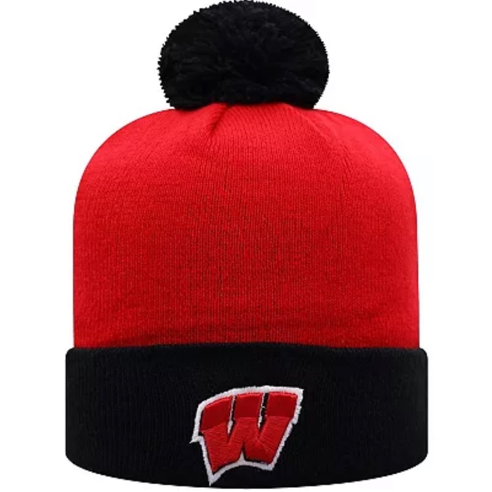 Top of the World Boys Knit Wisconsin Badgers Hat